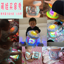 Rechargeable baby music hand drum childrens early education beat drum 1 year 0-6 12 Months 3 baby educational toy