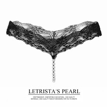 Passionate lace sex underwear women hot temptation ball to increase the Pearl convenient for flirting thongs