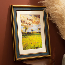 American Retro Large Frame Frame 20 "16" 18 "4K8k Sketch Oil Frame Mounted Custom Frame Wall