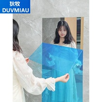 Mirror* Paper Sticker Pattern Paper Soft Mirror Wallpaper Paper Dormitory Dormitory Without Broken Bathroom-