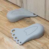 Creative door stop door plug windproof door stopper door holder child anti-pinch hand anti-collision rubber feet door wedge