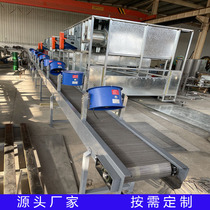 Mesh chain conveyor assembly line conveyor belt high temperature resistant food mesh belt elevator stainless steel chain conveyor factory