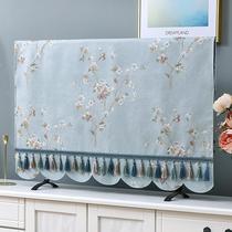 2020 new TV set dust cover dust cover cover high-end new Chinese style 55 inch cover cloth