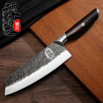 Tan blacksmith hand forged 7Cr17MoV bayonet knife sushi knife fish Sashen special knife cutting meat fish fillet kitchen knife Japanese