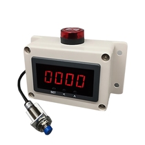 Speed sensor motor speed meter electronic digital display Hall magnet induction low-speed overspeed tachometer