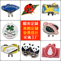 Metal Golf cap clip custom with Magnet gold Mark new ball Mark accessories supplies Mark