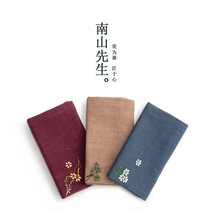 Mr Nanshan hand-painted cotton and linen tea towel thickened strong absorbent rag Tea table special towel Kung Fu tea accessories