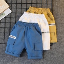 Boy shorts 2022 Summer new middle children thin section 50% Pants Summer Children Foreign Air Loose Casual Pants