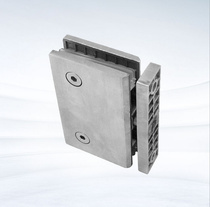Precision casting 360-degree rotating bathroom clip solid 304 stainless steel shower room hinge glass hinge upper and lower door shaft