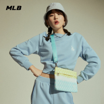 MLB official womens sweater NY high waist short loose top sports casual 21 Ox spring and autumn new MT12