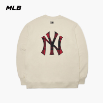  MLB official mens and womens pullover sweater NY couple fashion round neck top loose 21 autumn new MTC01