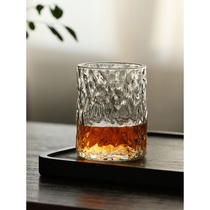 Wine glass Foreign wine Whiskey glass Japanese crystal glass Japanese beer glass Hammer water glass Plum glass