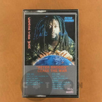 Reggae peter broggs cease the war tape retro cassette brand new unremoved