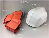 Japan-style foldable disaster prevention safety helmet ground shock-proof riding electric helmet outdoor labor protection against smashing and portable