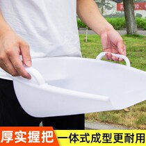 Old-fashioned rubber matching large household dustpan plastic double ear agricultural shovel shovel construction site dustpan garbage shovel