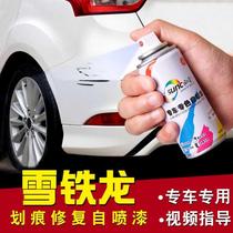 Citroen Elysee Sega Tianyi Pearlescent white crystal silver car paint scratch repair self-painting paint pen