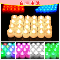 Electronic candles Romantic LED lights Heart-shaped confession decoration Proposal props Anniversary birthday scene creative layout
