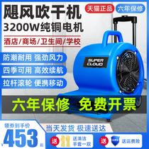 Shu Kou floor blowing machine commercial high-power shopping mall floor dryer heated floor carpet drying toilet hair dryer