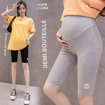 Pregnant women leggings summer thin wear pregnant pants spring and summer fashion five-point pants cotton safety shorts summer clothes