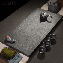 JERYOUN natural Wujin Stone tea tray whole home handmade Chinese-Japanese tea tray simple office drainage