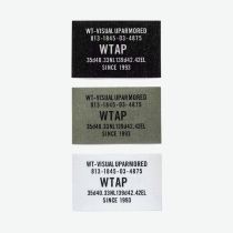 Spot 20AW WTAPS PVC STICKY 03 Slogan Sticker Computer Suitcase Waterproof sticker