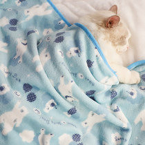 Japanese pet blanket cat supplies blanket dog kennel mat cat nest winter warm thick cat sleeping quilt