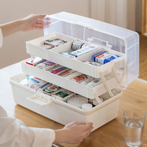 Medicine Box Multilayer Large Capacity Portable Home Loading Boxes Medical Emergency Stocked Medicine Home Small Medicine Case