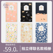 cody3 inch blue photo album 5 inch commemorative book insert type album simple postcard collection