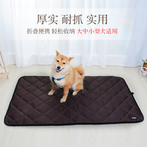 Dog mat Four Seasons universal sleeping mat pet mat for sleeping with bite-resistant cat mat dog cage wool blanket