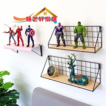 Punch-free hanging wall on the shelf dormitory living room kitchen bathroom sanitary toilet bed finishing storage artifact