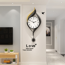 Creative Net red clock clock living room home fashion Nordic Wall watch modern simple atmosphere personality silent clock
