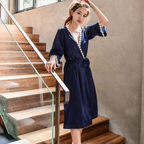 Sexy Sleepwear Women Summer 2022 New Spring Autumn Season Ice Silk Senior Sensation Ins Wind With Chest Cushion Sleeping Dress Pyjamas