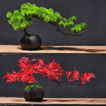 Simulation welcoming pine beauty pine and bonsai ornaments home living room potted fake flowers porch desktop decorations green plants