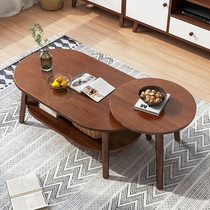 High coffee table can eat rented house apartment small sofa small table corner table simple creative 2021