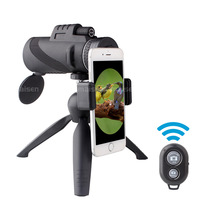 Foreign trade 12x50 high-definition full light single-cylinder telescope with tripod Bluetooth remote control
