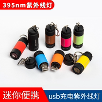 Rechargeable banknote lamp violet lamp pen UV flashlight mini banknote detector small portable money detector