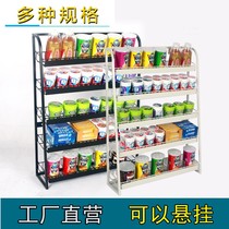 Supermarket chewing gum snacks snack food and beverage shelf Shelf shelf display rack multi-level front desk convenience store