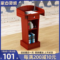 Podium Podium Podium Podium Simple modern podium table Host Reception desk Consultation desk Meeting Small welcome desk