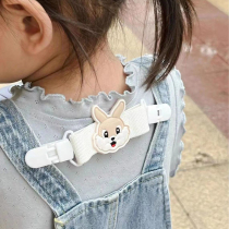 Baby suspenders rope fixed clip childrens cartoon elastic suspender skirt anti-slip childrens anti-drop shoulder strap artifact
