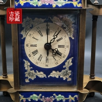 New antique watch collection classical enamel cloisonne clock mechanical watch ornaments home decoration business products