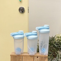 Julisa womens group Cup fairy color color dark blue shake water cup large capacity Milk Cup portable hand Cup