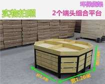 Commercial goods display counter dried fruit display cabinet supermarket shelves dry container exhibition fruit store