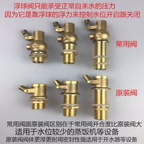 4 Water Boiler steam boiler steamer steamer steamer steamer copper float valve inlet valve switch stainless steel float ball matching