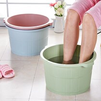 Foot basin bubble foot bucket household plastic thickened foot washing artifact over calf health bucket foot bath bucket for men and women
