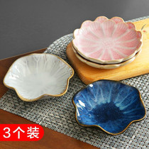 Ceramic plate cute dried fruit small saucer put side dish with fruit dessert snack plate exquisite home creativity