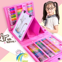 Childrens paintbrush drawing tool painting set gift box girl Primary School student watercolor pen Art School Supplies gift