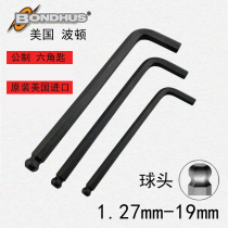 United States BONDHUS Bolton extended ball head hexagon wrench Imported hexagon key hexagon screwdriver