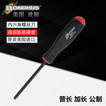 United States BONDHUS Bolton Ball head Hexagon Screwdriver Hexagon hand batch 1 27 1 5 2 2 5mm