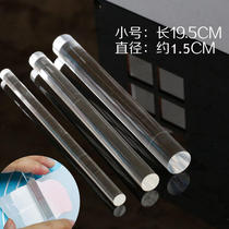 Crystal acrylic rolling pin stick turning sugar cake dumpling skin household small catch stick stick dry baking