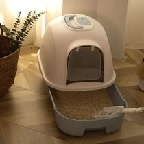 Light luxury cat litter box Cat Basin toilet automatic cat supplies novice toilet trainer portable small large